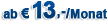 Webhosting ab € 13,- pro Moant